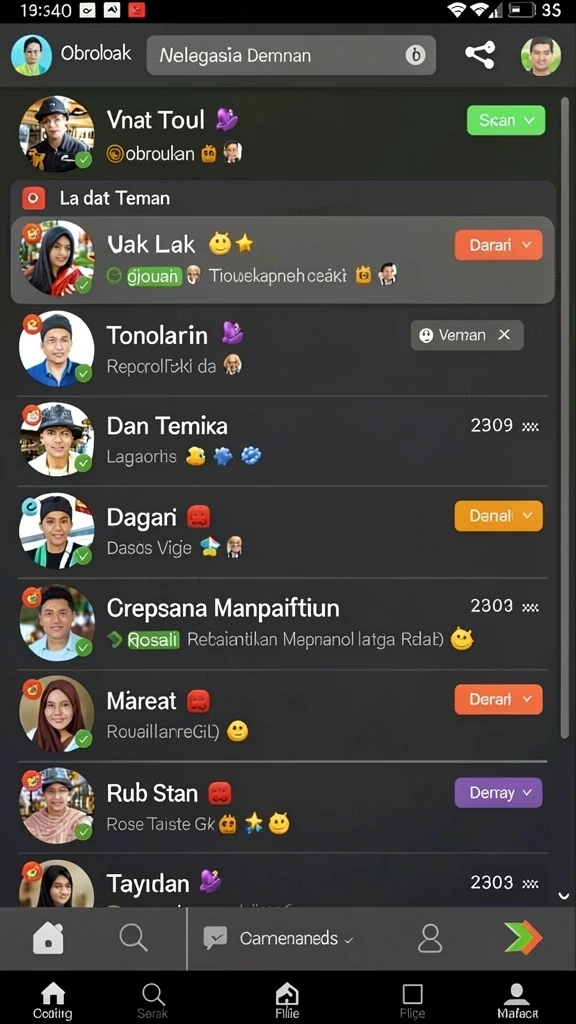 batmantoto - Leaderboard untuk bersaing dengan pemain lainnya.