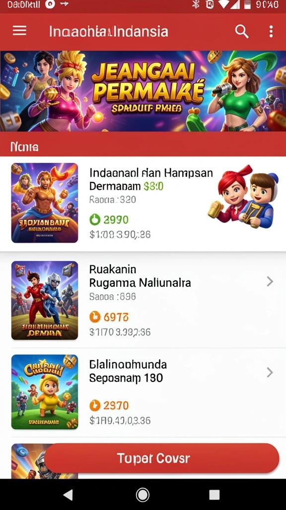 idx777 - Berbagai pilihan permainan seru yang tersedia.