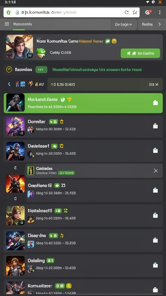 sjo777 - Screenshot dari berbagai karakter yang tersedia dalam permainan.
